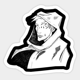 Cloaked (no color) Sticker